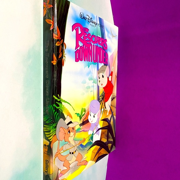 WALT DISNEY’S VINTAGE 1990 THE RESCUERS DOWN UNDER HARDCOVER COLLECTABLE BOOK - Picture 15 of 16